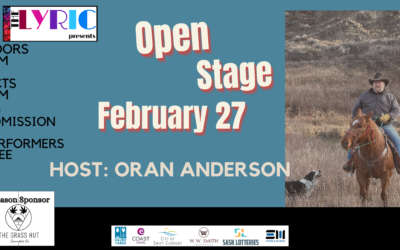 Open Stage: Host Oran Anderson – Tickets at the Door